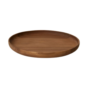 Usine au Vietnam vente en gros plateau de service rond en bois d'acacia plateau à collation unique ensembles d'ustensiles de cuisine fabriqués au Vietnam - Product Image 1