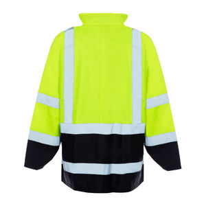 Chaqueta con capucha unisex de manga larga de seguridad para el trabajo de alta visibilidad - Product Image 3
