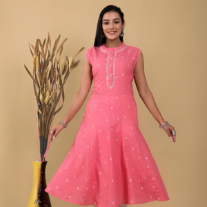 Style traditionnel indien pakistanais à la mode Salwar Kameez prêt à l'emploi dames costumes en coton entièrement cousus robes de femme élégantes - Product Image 1
