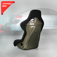 Siège baquet en tissu Kevlar de qualité automobile |   Siège de course à coque intégrale |   Exportation d'usine en Malaisie