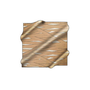 Pierre Cardin Geometric Digital Print Crepe Satin <b>Square</b> <b>Scarf</b> 90x90 - Product Image 1