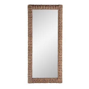 Miroir de sol en jacinthe d'eau tissée - Product Image 2