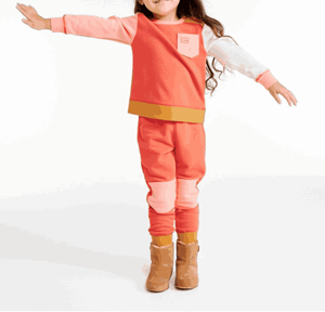 ชุดเสื้อผ้าเด็กฤดูร้อนสั่งทำขายส่ง ชุดวอร์มคอกลมผ้าฝ้าย ชุดจ็อกกิ้งไซส์ใหญ่สำหรับเด็ก พิมพ์ลายกันลม - Product Image 6