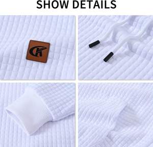 2025 hombres Casual moda Joker sublimación pulóver Sudadera con capucha mejor calidad divertido de gran tamaño transpirable diseño sólido patrón OEM - Product Image 4