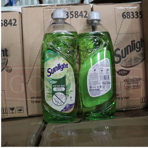 Detergente Ecológico para Lavavajillas Sunlight Kitchen, Líquido PCR Lime 400 ml, con 30%-50% de Ingredientes Activos de Vietnam - Product Image 3