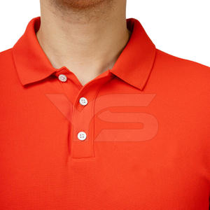 Vente en gros de polos de sport pour hommes en coton/élasthanne avec logo personnalisé en tissu mélangé pour l'été - Product Image 4