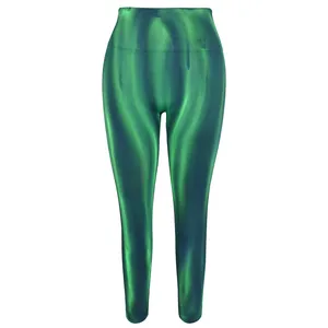 Servizio OEM Logo personalizzato Leggings Yoga abbigliamento da palestra leggings Tie Dye collant da allenamento Leggings Fitness Scrunch Butt senza cuciture per le donne