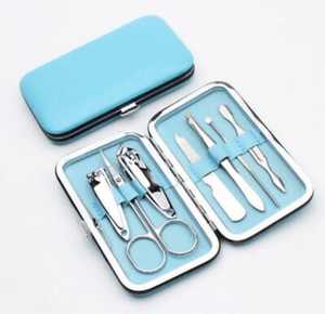 ชุดกรรไกรตัดเล็บ,ชุดทำเล็บสี Sky Blue จำนวน7ชิ้น - Product Image 3