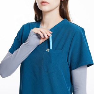 Conjuntos de Uniformes Médicos Antibacterianos de Punto para Mujer, para Uso Hospitalario, Clínica Médica, Cirugía Dental, Quirófano, 2025 - Product Image 2