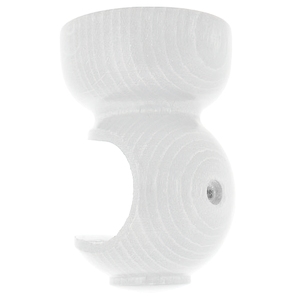 Supporto per Soffitto in Legno Liscio 20x68 mm. Bianco - Product Image 1