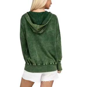 Wholesale Essentials Hoodie 420gsm Heavy <b>Weight</b> <b>Blank</b> Pullover Hoodies Custom Logo Vintage Acid Washed Hoodie Streetwear - Product Image 3