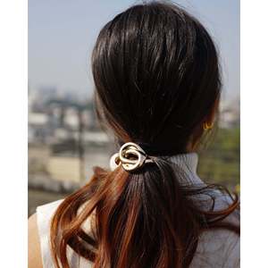 หัวเข็มขัดโลหะสวยหรูสำหรับสายรัดข้อมือแบบโพนี่ - Product Image 5