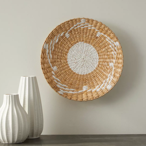 ตะกร้าสานติดผนังลายดอกผักตบชวาธรรมชาติดีไซน์โบฮีเมียนสำหรับตกแต่งบ้านดีไซน์แบบชนบทจากเวียดนาม - Product Image 4