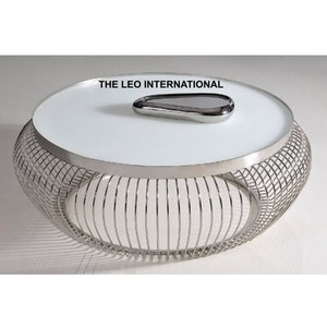 แก้วอลูมิเนียมโลหะรูปทรงพิเศษโต๊ะกาแฟสำเร็จรูปสีทองสไตล์แฟนซีแฮนด์เมดขายดี - Product Image 6