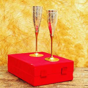 Antique Design Pure Brass Wine Glass Traditional Indian Handicraft for Home, Dining, and Gifting - Product Image 1