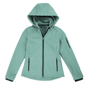 Chaqueta Softshell con aislamiento personalizado para mujer, chaquetas de caballo de invierno con logotipo impreso, chaqueta Softshell duradera para mujer, venta al por mayor - Product Image 2