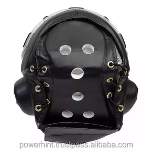 Protège-tête en cuir de haute qualité Protection complète du visage à bas prix pour adultes hommes et femmes - Product Image 5