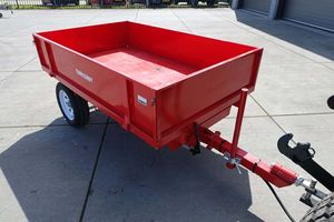 รถเทรลเลอร์ไฮดรอลิก2-3ตันรถเทรลเลอร์รถแทรคเตอร์ฟาร์มจัดส่งฟรีสภาพใหม่โดยมีแกนยางเพลาเกียร์ - Product Image 2