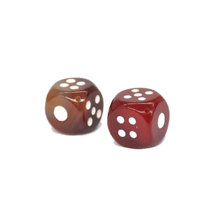 Dados D6 de Piedra de Alta Calidad, Cubo de Cornalina Roja, Piedra Preciosa Natural, Cristal, Dados D6 con Puntos Grabados, Juego de Dados Personalizados, Mayorista Vikingo - Product Image 6