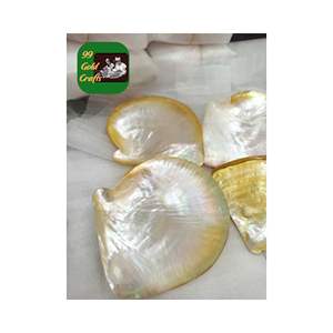 Assiette en nacre de luxe fabriquée à la main pour le service de caviar et la décoration côtière du Vietnam Technique polie - Product Image 4