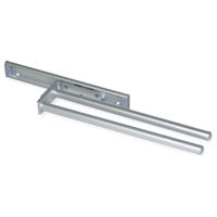 Emuca España Toallero Extensible Aluminio 2 Brazos Anodizado Mate Duradero y Elegante Modelo 7054362