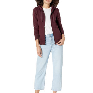 Sudadera con Capucha y Cremallera para Mujer, Invierno 2026, Tejido de Punto Estampado, 100% Algodón, Fabricante OEM, Superventas, Tendencia - Product Image 5