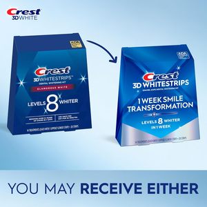 Crest 3D Whitestrips, transformation du sourire en 1 semaine, Whitestrips 3D White, kit de bandes blanchissantes pour les dents, 14 traitements - Product Image 5