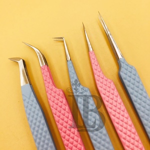 Pinzas para Extensión de Pestañas al por Mayor, Pinzas para Pestañas de Visón, Oferta con Logotipo, Calidad Premium, Acero Inoxidable de 90 Grados - Product Image 6