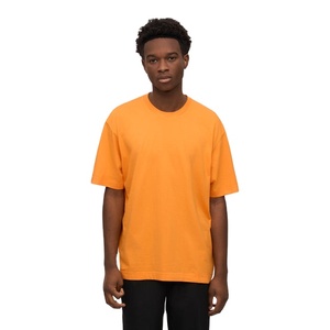 Camiseta de Hombre Estilo Urbano con Hombros Caídos, Cuello Redondo, Oversize, de Algodón, Ajuste Holgado, Casual, Moda de Verano, Personalizada, OEM, Marca Privada, de Fábrica - Product Image 1