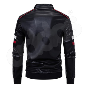 Veste en cuir vintage pour homme, coupe-vent et réversible, logo personnalisable sur le devant, vente flash - Product Image 3