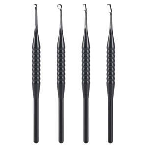 ชุดกระจกตรวจฟัน 4 ขนาด แบบฆ่าเชื้อได้ ผลิตจากเหล็กกล้า สำหรับทันตแพทย์ - Product Image 1