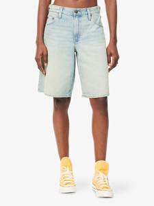 Shorts en jean camouflage pour homme, coupe ample, style Dad Jorts, bleu délavé, non extensible, respirant, taille haute, longueur genou, vente en gros - Product Image 5