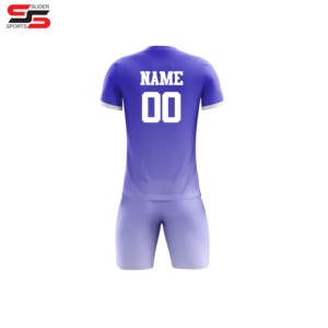Venta al por mayor 100% poliéster barato sublimación Camisetas fútbol Jerseys Kits personalizados hombres fútbol uniformes fútbol desgaste conjunto con logotipo - Product Image 4