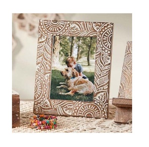 Nouvellement arrivé 2025 décoration de maison et de bureau cadre photo en bois et verre de mangue exportateur en gros - Product Image 1