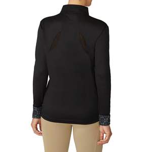 Fabrication sur mesure Vêtements de sport équestre Couche de base Haut extensible dans les quatre sens Chemise d'équitation confortable pour femmes et enfants - Product Image 2