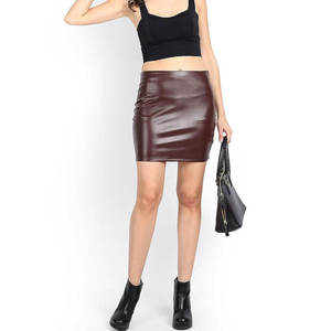 Jupe moulante au genou en cuir naturel pour femme antistatique parfaite pour Club Streetwear Look décontracté maigre - Product Image 6