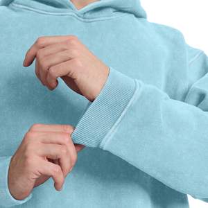 Sweat-shirt tendance et confortable personnalisable de haute qualité pour homme Service OEM Sweat à capuche vieilli - Product Image 4