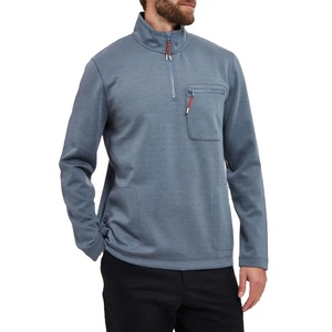 Logo personnalisé de haute qualité vêtements de golf hommes demi-quart 1/4 Zip cou poche pull sweat 1/4 quart zip pull chemise - Product Image 1