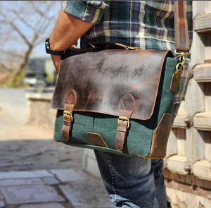 Made Just for You Crossbody Sling Satchel Bag Gift for Boyfriend and Girlfriend Gifts for Him <b>Leather</b> <b>Briefcase</b> Man - Product Image 1