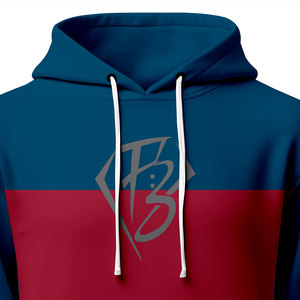 Fabrication professionnelle 100% Polyester unisexe survêtement Sublimation sweats à capuche unis survêtement personnalisé grande taille hommes pull - Product Image 3