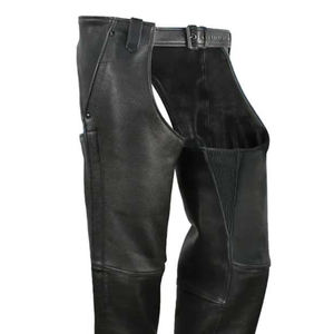 Chaps en cuir de haute qualité, imperméables, coupe-vent, pour l'hiver, avec vestes de moto en polyester légères, fabriquées en usine. - Product Image 3