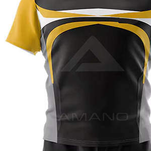 Uniforme de Rugby de Último Diseño y Estilo Nuevo, Calidad Premium, Color Sólido, Transpirable, 100% Poliéster, Conjuntos Personalizables para Venta en Línea - Product Image 4