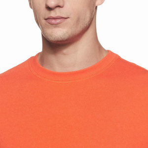 Sweats pour hommes de qualité supérieure pull de couleur orange grande taille manchette élastique sweats à séchage rapide pour adulte - Product Image 4