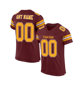 Maillot de football américain confortable et parfait pour le sport et les équipes, manches courtes, personnalisable, haute qualité, 100% polyester - Product Image 5