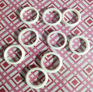 High-Strength White Plastic Ring Binder 1-10mm Thickness Small Medium-sized India Exporter Best Price - Product Image 3