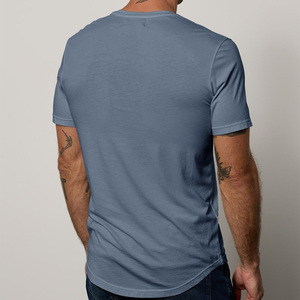 Camiseta Henley de Manga Corta para Hombre, con 2 o 3 Botones, Logotipo Personalizado, Camiseta Henley de Algodón para Hombre - Product Image 6