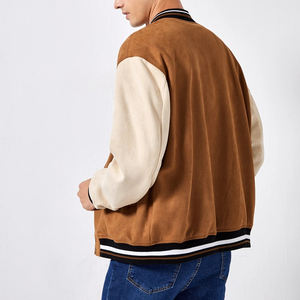 OEM Custom Black <b>Towel</b> Chenille Embroidered Varsity Jackets Winter Fabric American <b>Red</b> Custom Logo Bulk Wholesale Blank Bomber - Product Image 2