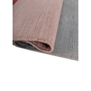 Tapis rectangulaire en polyester Indusbar DPH-2301 10mm à rayures abstraites, idéal pour couloir et sol de maison, aspect jute - Product Image 2