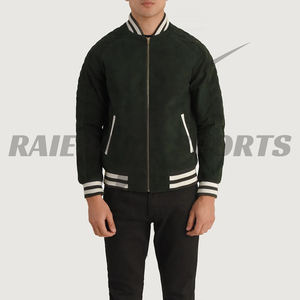 Blouson bombardier Offre Spéciale personnalisé de qualité supérieure pour hommes, veste universitaire en cuir de soie et laine, veste de baseball tendance pour le collège - Product Image 5