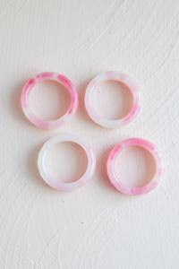 Anneau de serviette en bois et résine à la vente, forme ronde, meilleure qualité, anneau de serviette en résine et bois, porte-anneau de serviette - Product Image 4